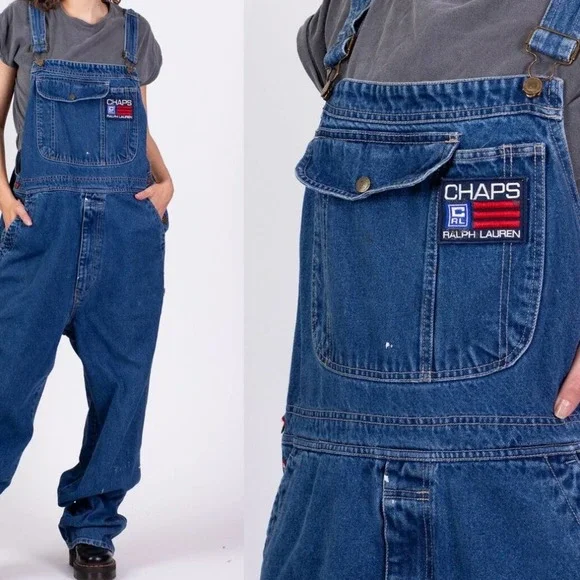 Ralph Lauren | Jeans | Ralph Lauren Chaps Overalls Denim Bib